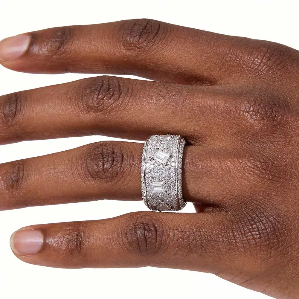 Iced Out Championship Ring Stainless Steel