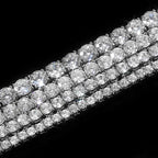Iced Out Tennis Bracelet Stainless Steel 3/4/5/6MM