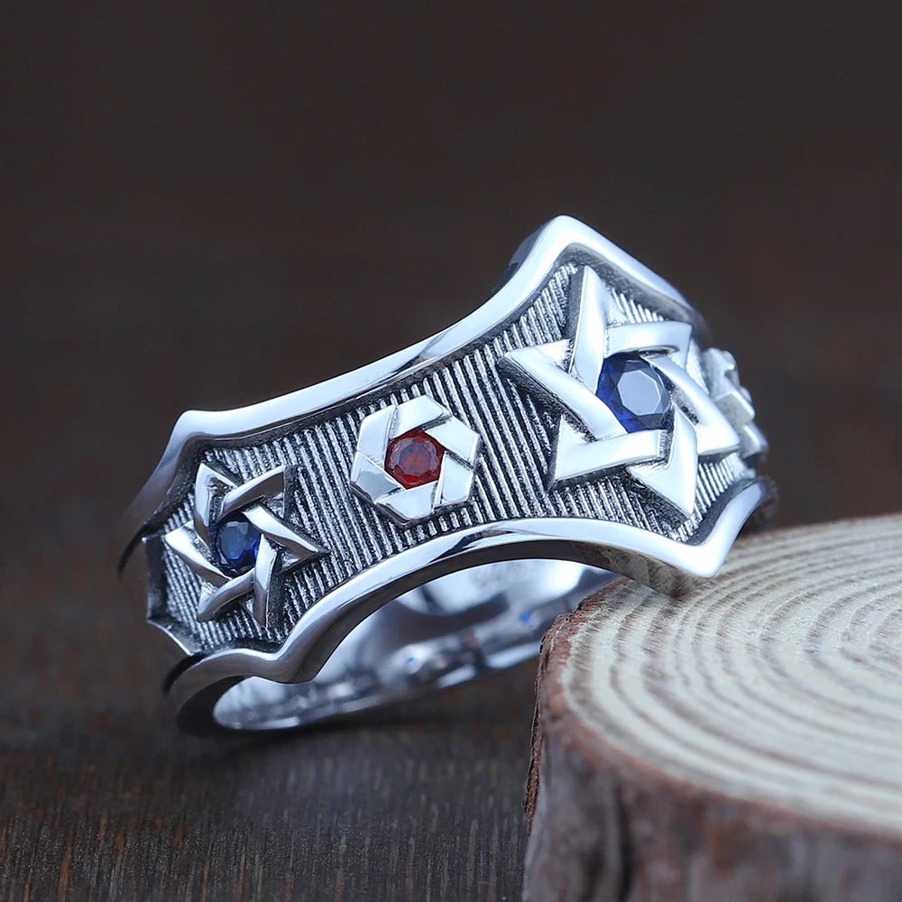 Star of David Ring — 925 Silver