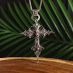 Seraph Warrior Pendant Necklace — Zinc Alloy