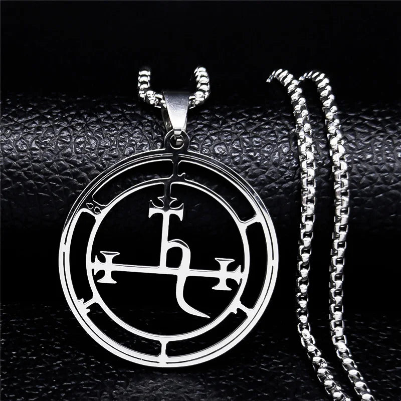 Lilith Demon Seal Necklace — Silver