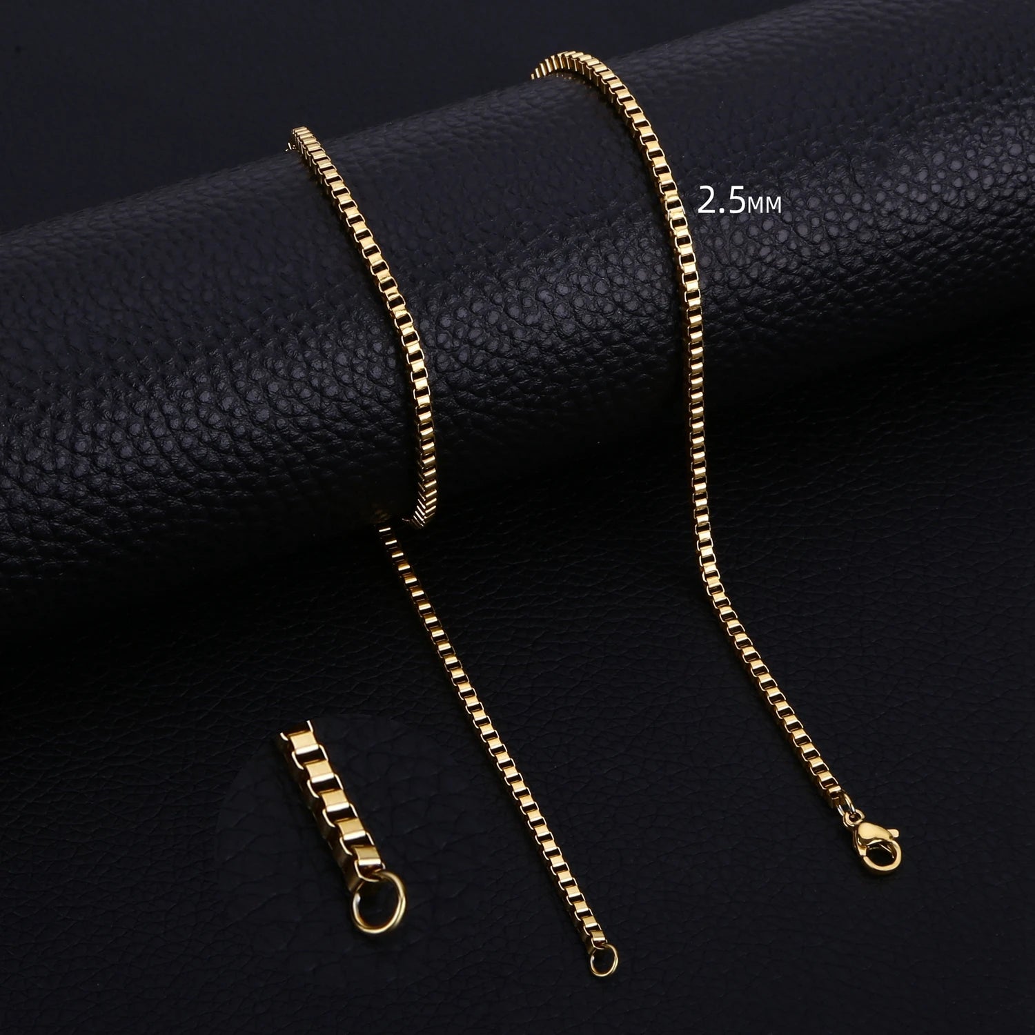 Box Chain Necklace — Stainless Steel 3mm