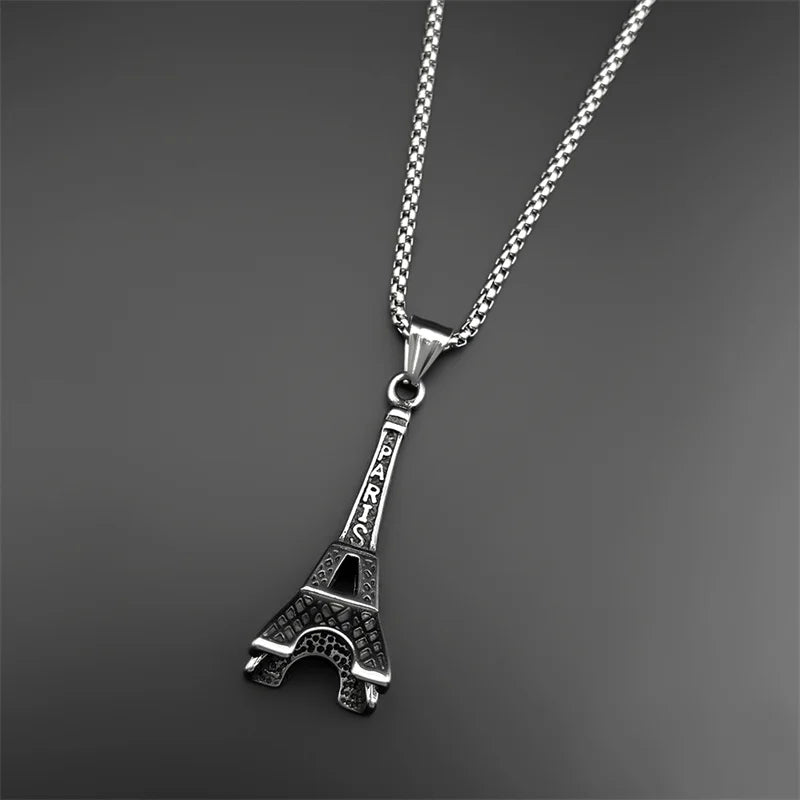 Silver Pendant Lovely Faja Vintage Paris Eiffel