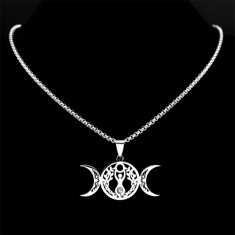 Witchcraft Stainless Steel Pendant Necklace