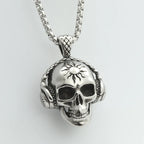 Punk Hip Hop Cassette Necklace Vintage Stainless Steel Men Necklace Chain Fashion Nightclub Rock Jewelry Gift