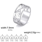 Jesus Fish Ring for Men & Women — Christian, Stainless Steel
