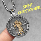 Angel Jesus Virgin Mary Pendant — Stainless Steel