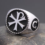Christian Orthodox Cross Ring — 925 Silver