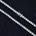 NUOYA Hip Hop Tennis Bracelet Iced Out AAAAA CZ Diamond Star Chain Bling White Gold Plated Jewelry luxury Gift Women Men