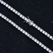 Iced Out Star Tennis Bracelet — Gold CZ Stainless Steel