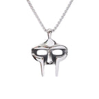 Vintage Punk MF Doom Mask Pendant Necklace Unisex Retro Egyptian Pharaoh Amulet For Biker Rally Daily Wear Fashion Jewelry Gift