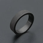 3mm 5mm Woman Men's Couple Black Titanium Ring Matte Finished Finger Ring Jewelry for Male Wedding Bands Gift