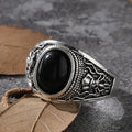 Goth Pirate Skeleton Octopus Ring for Men Women 2023 Unique Retro Black Zircon Punk Female Motorcycle Rings Party