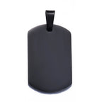 18x30mm Small Military Army ID 4 Colors Stainless Steel Name Blank Dog Tags Pendant Rectangle Necklace Jewelry