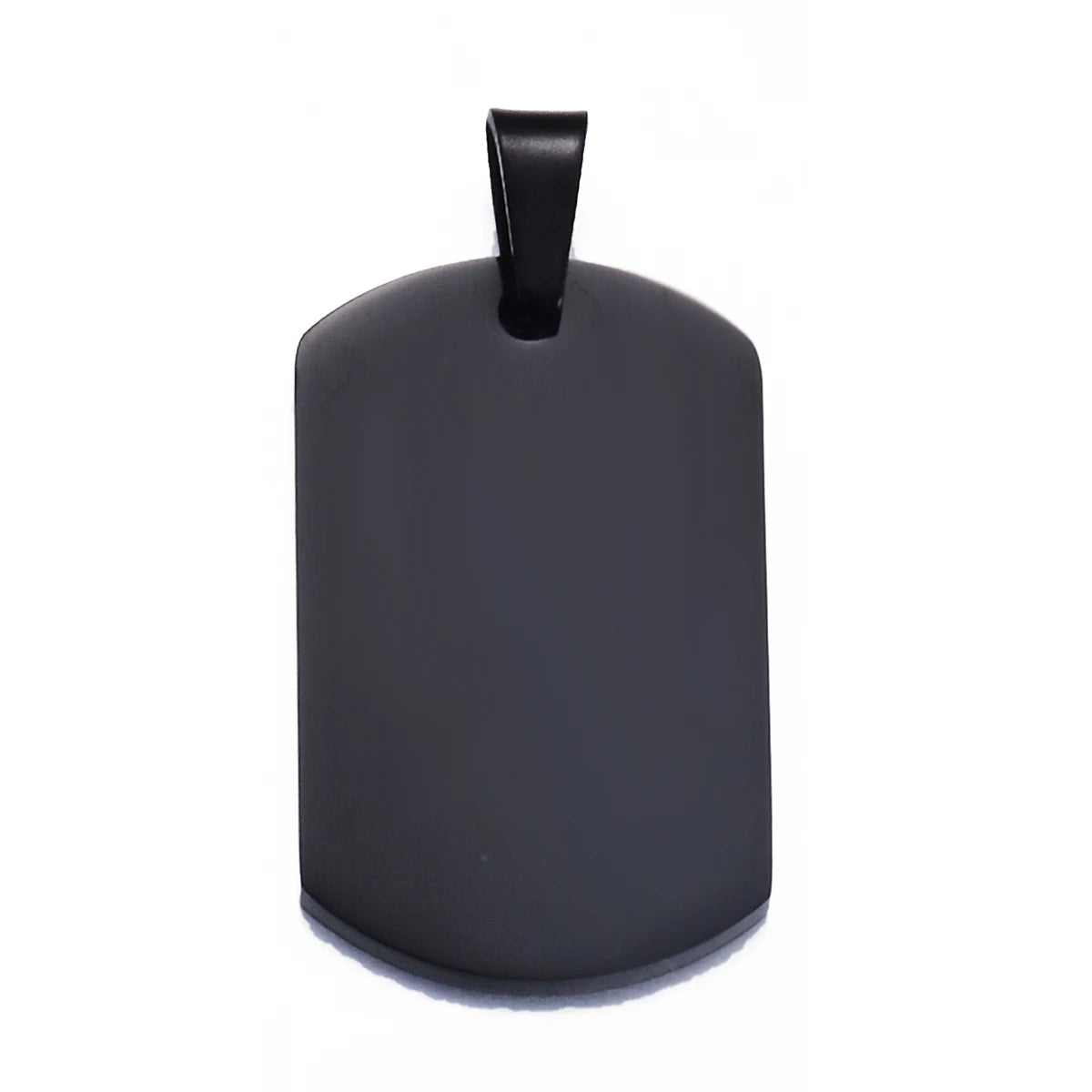 18x30mm Small Military Army ID 4 Colors Stainless Steel Name Blank Dog Tags Pendant Rectangle Necklace Jewelry