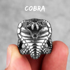 Cobra Snake Ring — Stainless Steel