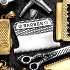 Barber Tools Pendant Necklace — Stainless Steel