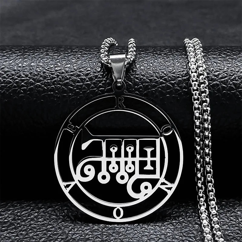 Sigil de Lucifer Baphomet Necklace — SS