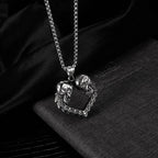Skull Steel Pendant European American Double Love
