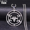 Sigil de Lucifer Furfur Necklace — Stainless