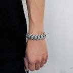 Two-Tone Iced Out Cuban Chain Necklace 20MM