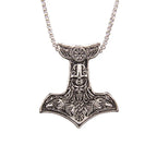Odin Steel Pendant Nordic Mythology Viking Double