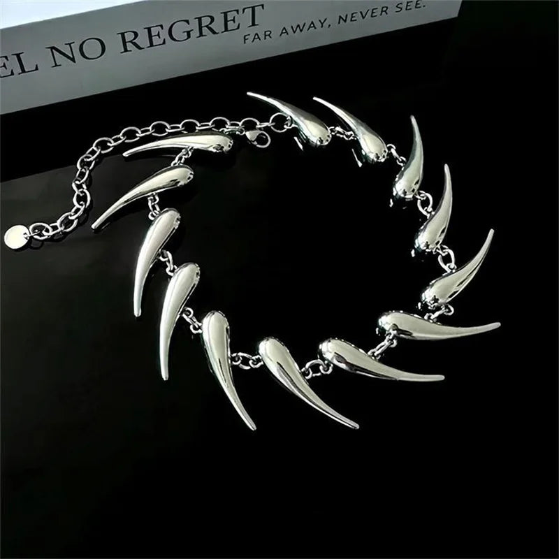 Cyberpunk Choker Pendant Necklace
