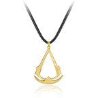 Fashion Metal Alloy Assassins Ezio Cosplay Pendant Necklace Knights Templar Iron Cross Necklaces For Men Women Connor