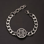 Star of David Bracelet — Stainless Steel