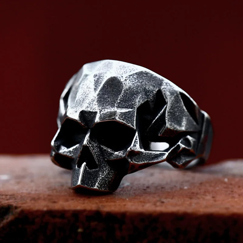 Skull Ring — 316L Stainless Steel Punk