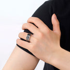 Viking Giant Wolf Knot Ring — Stainless Steel