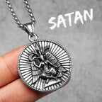 Fallen Angel Satan Pendant — Stainless Steel