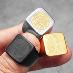 Exorcism Saint Benedict Cspb Stainless Steel Men Rings Punk For Male Women Fashion Jewelry Creativity Gift