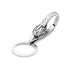 Dragon Head Keychain — 316L Stainless Steel