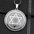 Archangel Gold Star Pendant Necklace — Stainless Steel