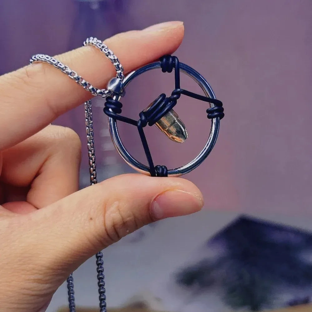 Bullet Pendant Necklace