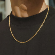 14MM Gold Prong Iced Out Cuban Link Chain Necklace