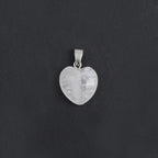5pc Natural Stone Pendant Heart Clear Quartz Healing Crystals Stone Charms For Jewelry Making DIY Necklaces