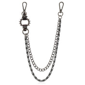 Men's Punk Pants Chain Keychain — Zinc Alloy