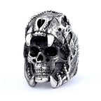 Multi Style Gothic Skull Rings Stainless Steel Fashion Personality Hip-hop Men Ring Biker Party Charm Jewelry Gift