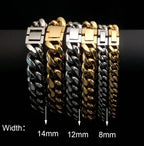 Stainless Steel Cuban Chain Necklace Miami