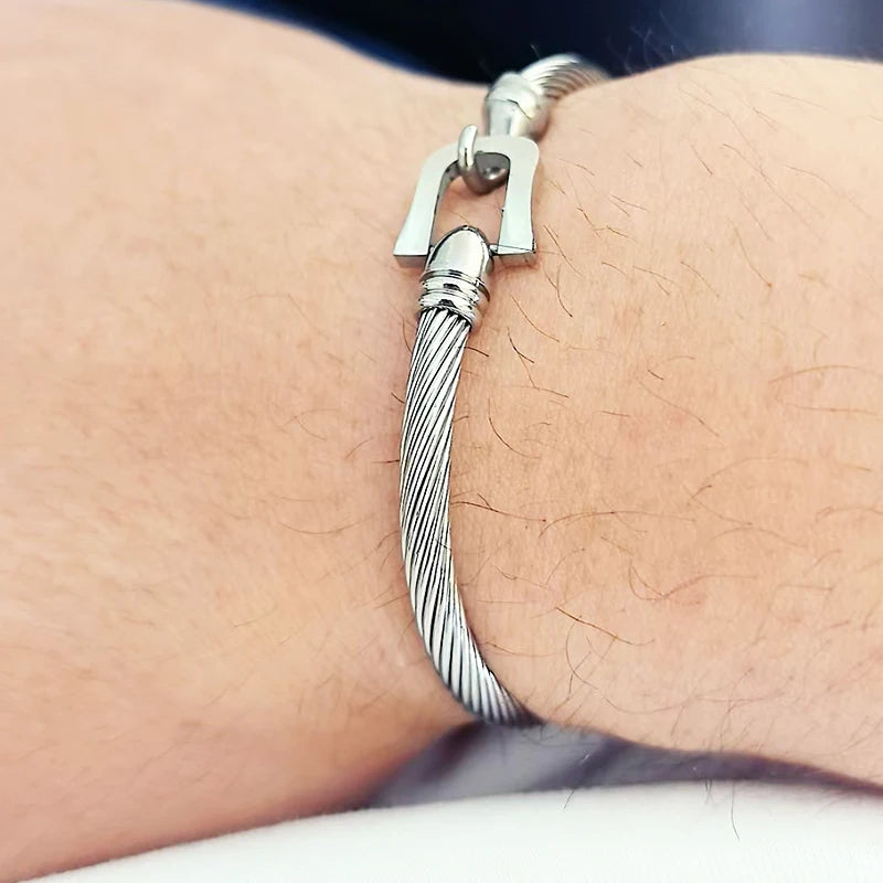 Rope Chain Bracelet — Stainless Steel, Black, Gold or Silver