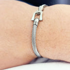Rope Chain Bracelet — Stainless Steel, Black, Gold or Silver