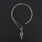 Viking Arrow Pendant Necklace