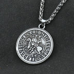 Viking War Horse Seal Pendant Necklace