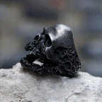 Large Skull Ring — Stainless Statement Gothic