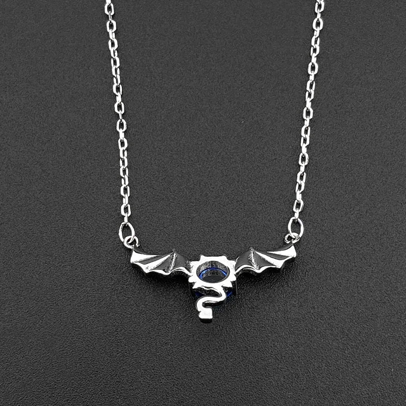 925 Silver Bat Wing Pendant — Silver