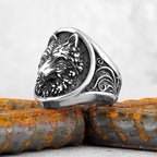 Ring Viking Wolf Stainless Steel