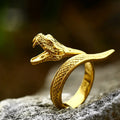 Beier 316L Stainless steel Animal Unique Cools snake men and women ring fashion high quality gift BR8-703