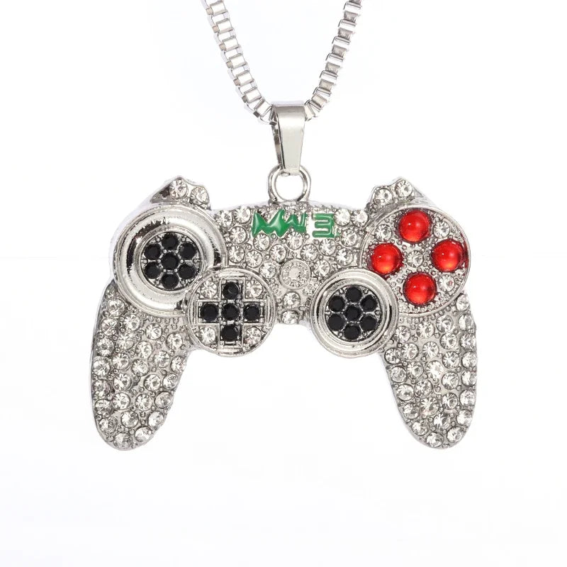 Fashionable and Domineering Ak-47 Submachine Gun Pendant Necklace Suitable for Men\'s Personalized Hip-Hop Rock Punk
